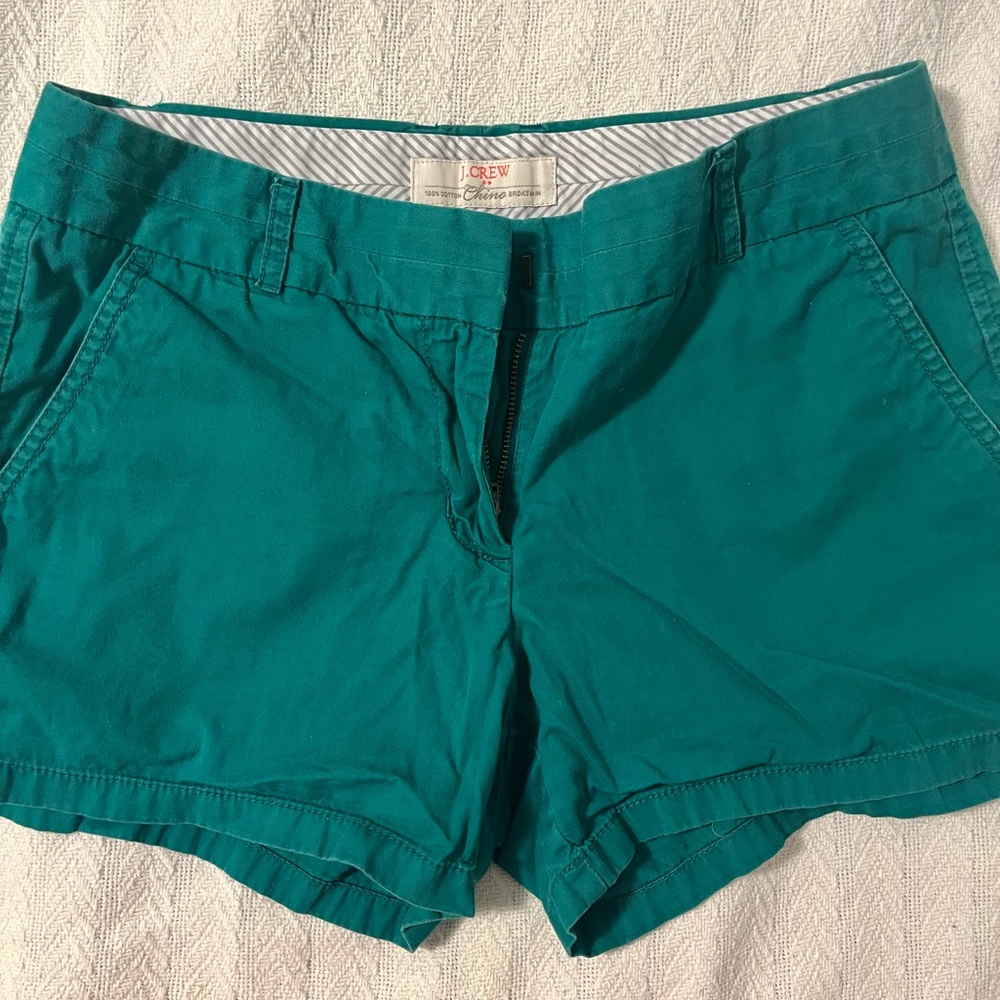J.crew 100% cotton chino shorts